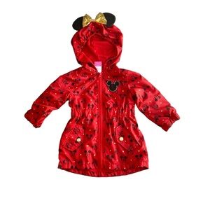 Girls 2T Minnie & Mickey light weight jacket NBW